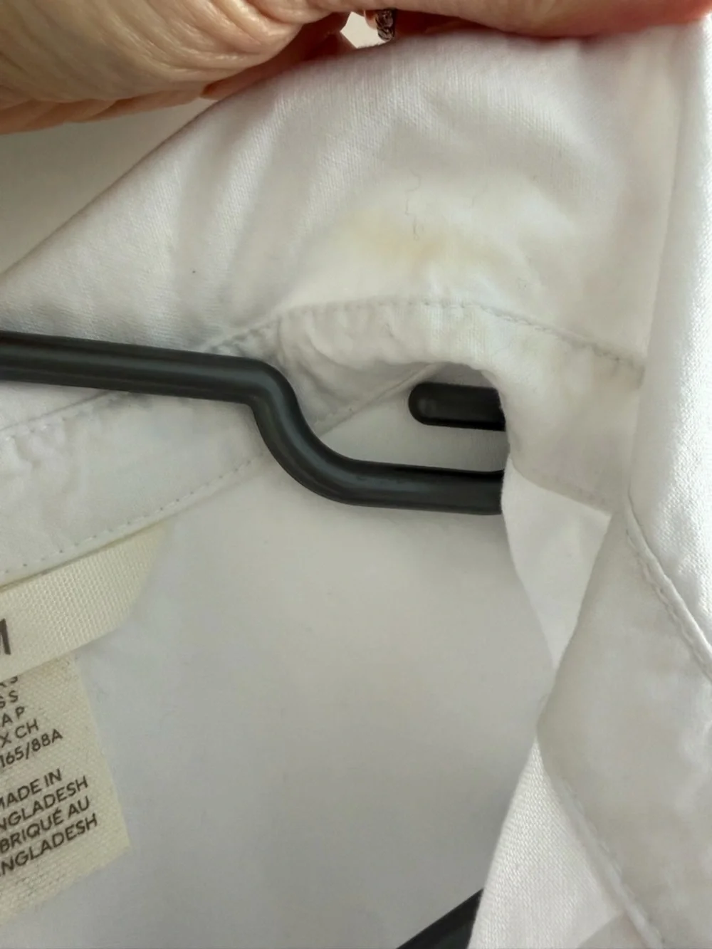 H&M White Boyfriend Button-Down Shirt (SZ S) - Picture 4 of 4